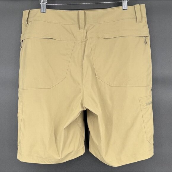 L.L. Bean Men's 10" Cresta Hiking Shorts 34 W Tan Outdoor Camping Fishing - Picture 2 of 11